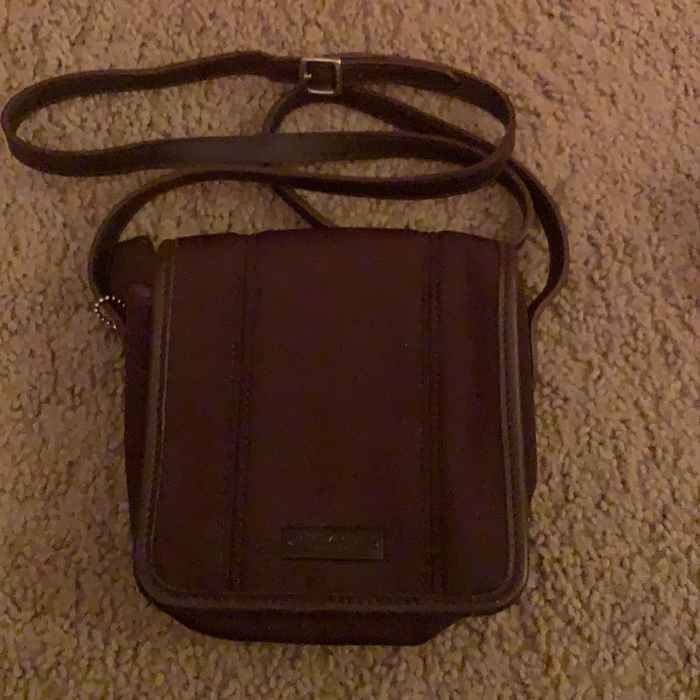 COACH brown mini crossbody
